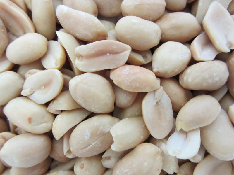Virginia Peanuts, Roasted / No Salt 12 oz. – Bates Nut Farm