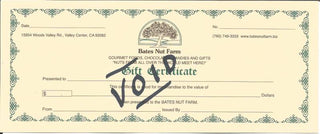 Gift Certificate