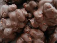 Nuts - Peanuts - Peanut Clusters, Dark Chocolate 8 oz.