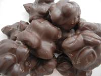 Chocolate Almond Clusters, Dark  8 oz.